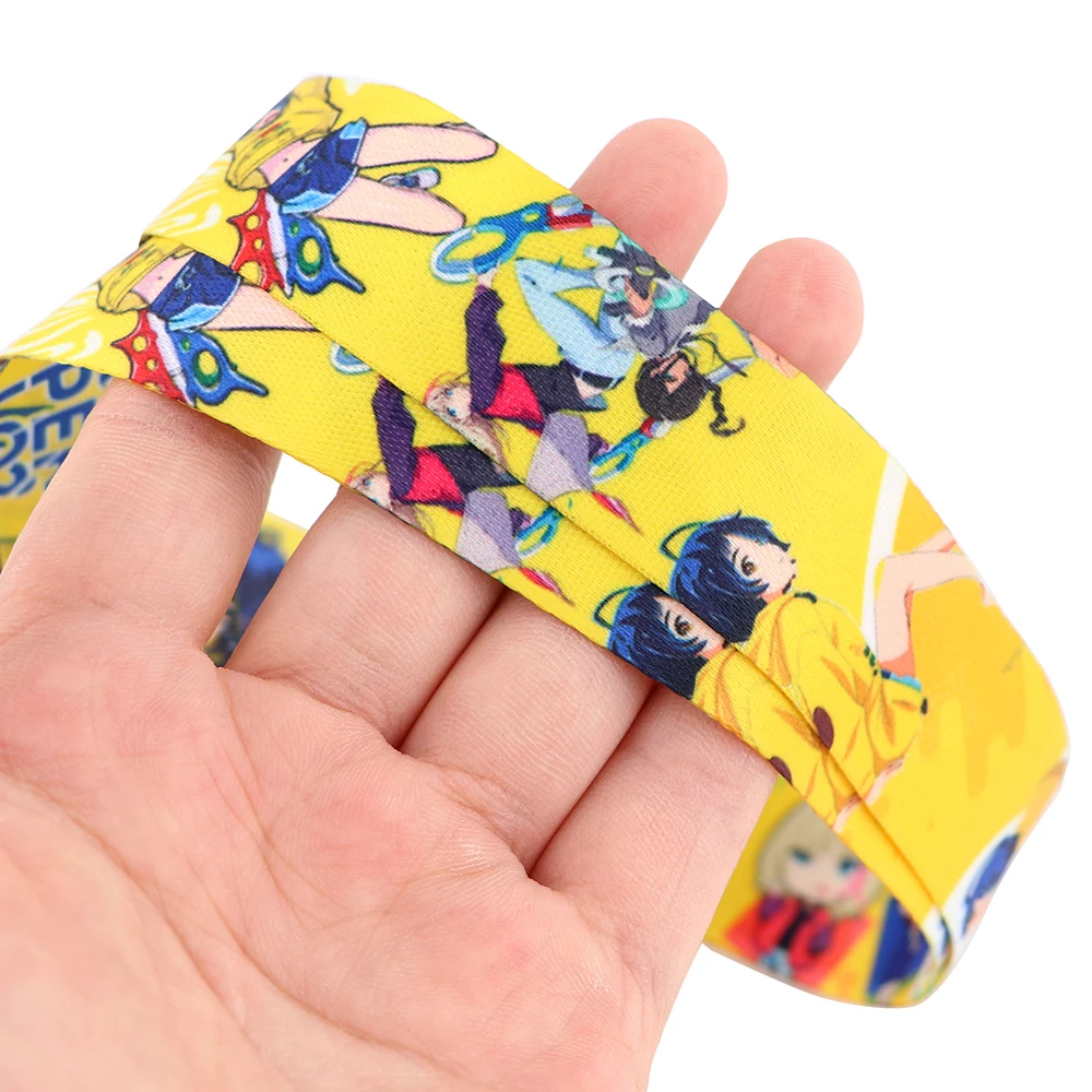 Flyingbee Japanese Anime Characters ID Card Holder Bus Card Holder Staff Card Lanyard For Keys Phone DIY Hang Rope X2330