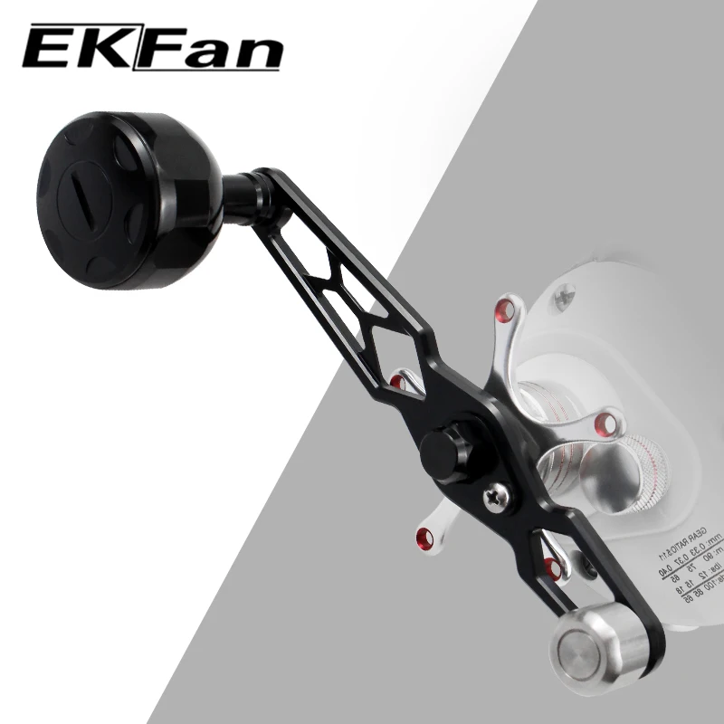 Ekfan New Modle 120MM 8MX5MM Baitcast Reel Handle For Daiwa Reel Wheel Handle Parts Accessory