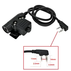 TS TAC-SKY DulPTT Adaptateur U94 PTT MendPlug pour Baofeng UV5R UV82 Radios et DulMédiateur set