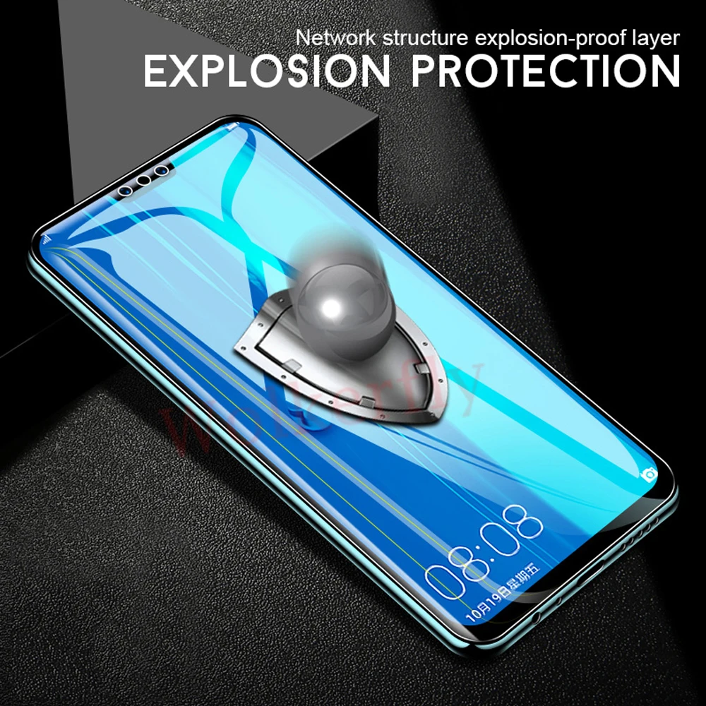 3/2/1Pcs 9H for huawei Y7 Y6 prime pro 2018 2019 tempered glass protective film phone screen protector on the glass smartphone