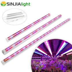 3szt/lot 60cm 90cm 120cm T8 Tube LED Grow Light Bar Full Spectrum Plant Lamp for Hydroponics тепличний namiot do uprawy 30W 45W 60W