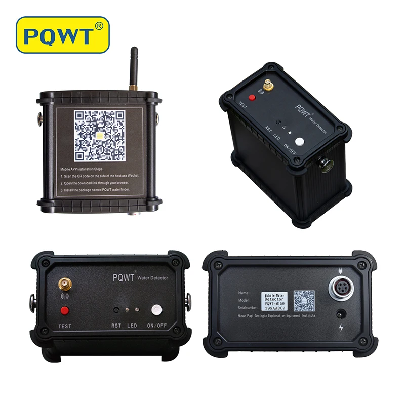 PQWT M100 Underground water detector 100m groundwater finder detector mobile phone automatic water finder