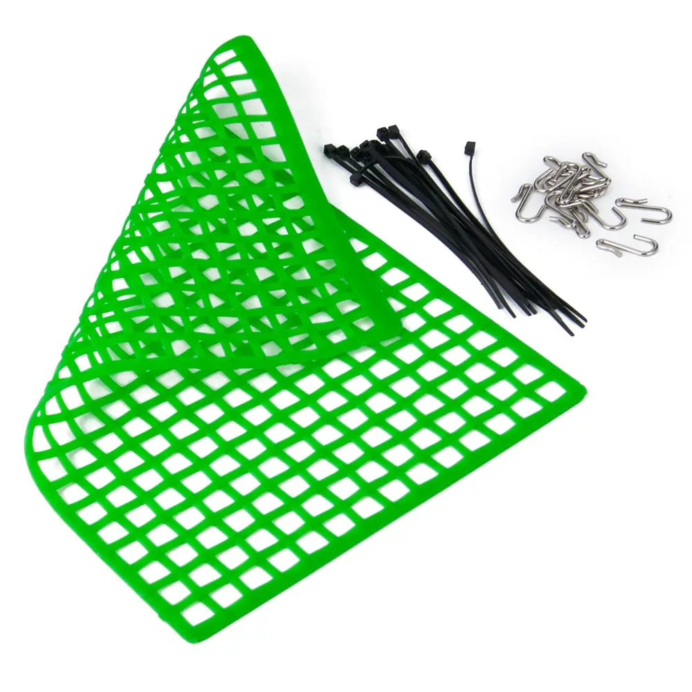 YEAHRUN Rubber Luggage Net for Axial SCX10 Wraith D90 TRX4 TRX6 1/8 1/10 RC Crawler Car Window Net Decoration Parts