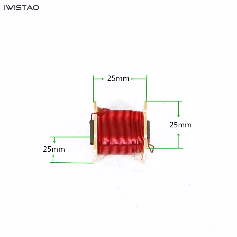 IWISTAO Professional เหนี่ยวนำสแควร์ความหนาแน่นสูงออกซิเจนฟรีทองแดงเหนี่ยวนำ Coil สำหรับลำโพง Crossover