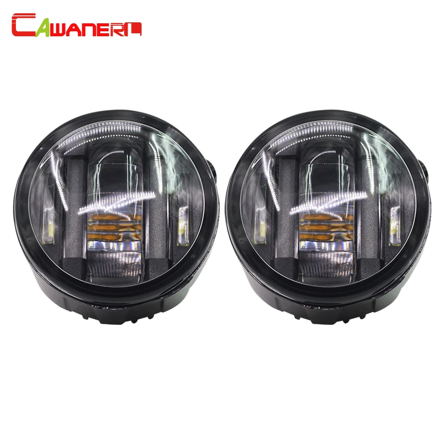 Cawanerl 2 X Car LED Fog Light Daytime Running Lamp DRL 12V Styling For Infiniti EX35 FX35 FX45 FX50 G25 G37