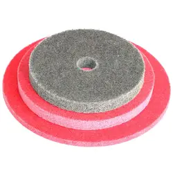 1pc 100/125/150 Nylon Fiber Polishing Wheel Non-woven Unitized Wheel 7p 240#