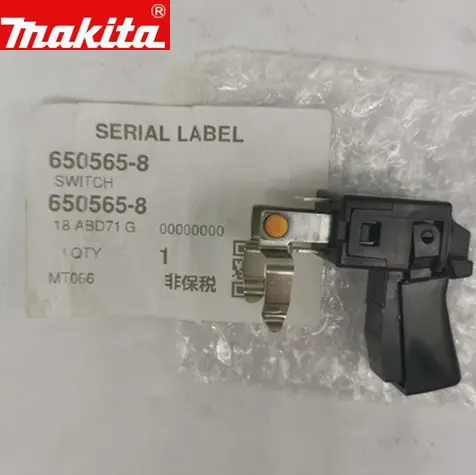 Imagem -02 - Makita-interruptor para Furadeira 5310436 6505658 7.2v para 6010dwe 6010d 6710d Da390d Da3000d Mt066 6012dh 6012d 6012hdw Da3000dw