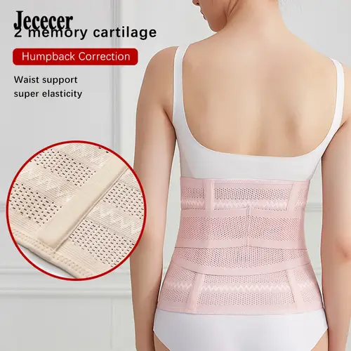 Women Modeling Belt Postpartum Bandage Postnatal Support Girdle Waist Trainer Shapewear Belly Band Body Shaper Corset Slimming - Image 2