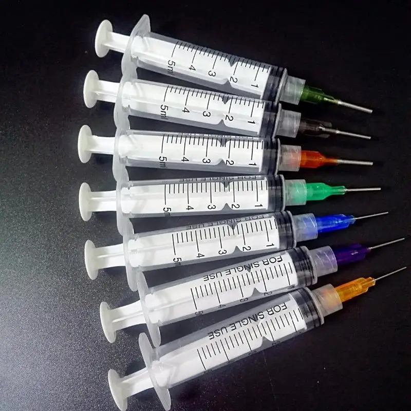 Imagem -05 - Aplicações Industriais de 5ml 30 Peças de Plástico Misturado para Fechar Agulha de Distribuição: 14g 15g 16g 18g 19g 20g 21g 22g 23g 25g