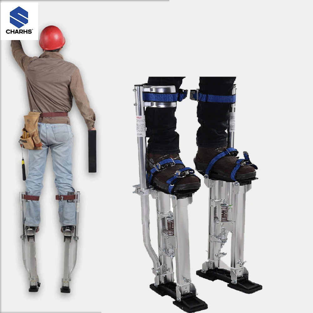 Drywall Stilts & Benches Professional 24-in-40-in Drywall Stilts for Sheetrock Painting or Cleaning