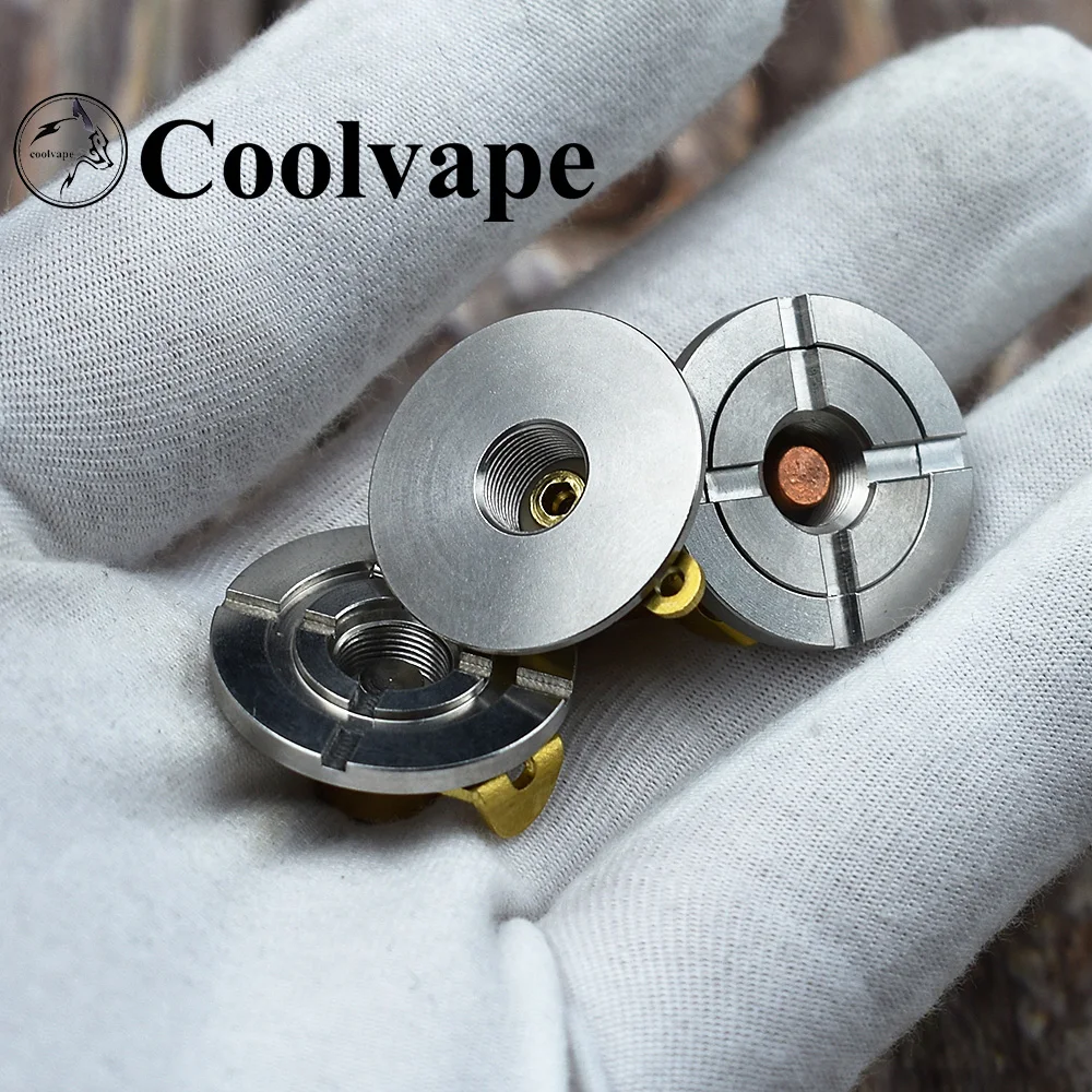 Coolvape DIY Kết Nối Lò Xo 510 Kết Nối Với Nổi Pin Dành Cho Đổi E Thuốc Lá THC Tauren Max Mech Mod