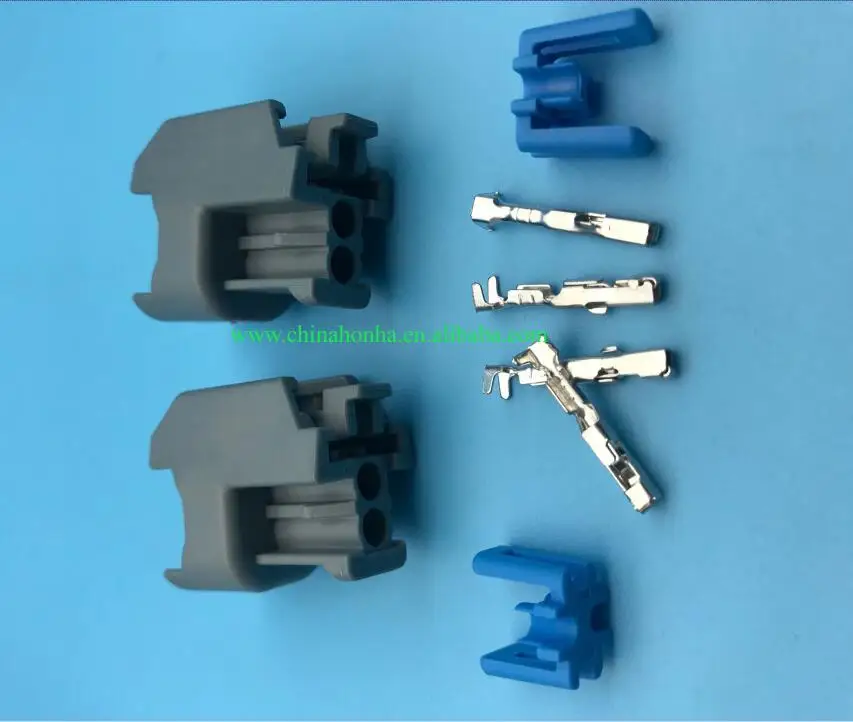 5 pcs 2 Pin Way EV6 Female USCAR Auto Fuel Line Quick Injector Connector Plug Socket 15419715 15423278 15423276