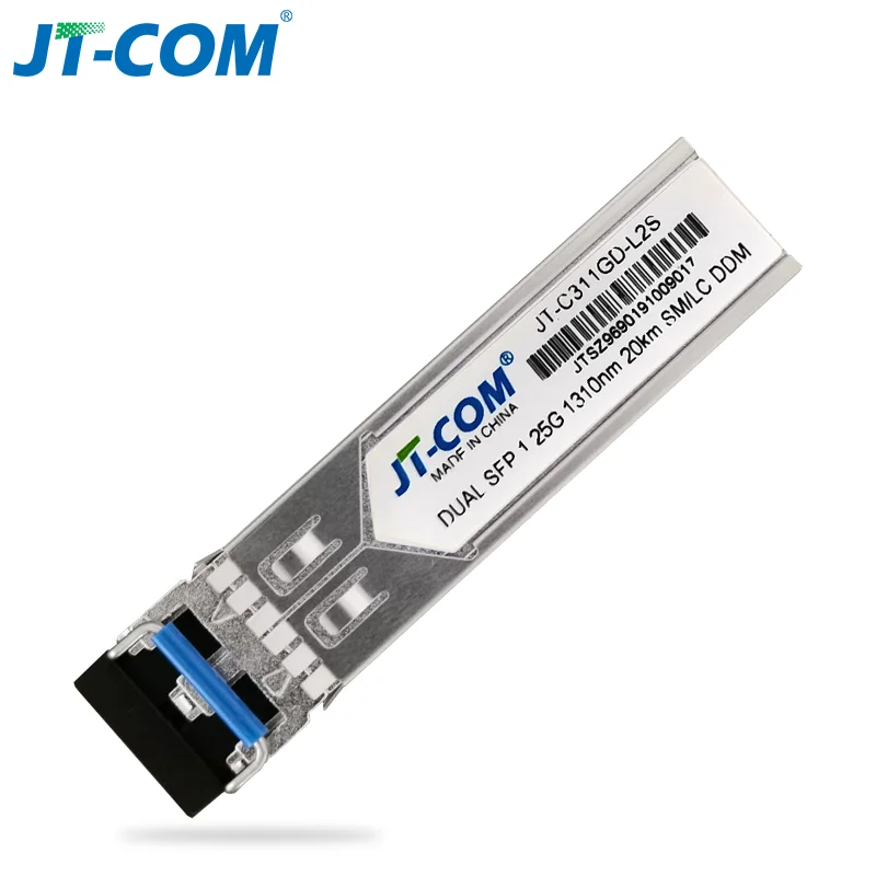 1Gb Mini Gbic Single Mode duplex SFP Module LC Compatible SFP Cisco/Mikrotik Switch GLC-LH-SM Fiber Optic module 20/40/80/120KM