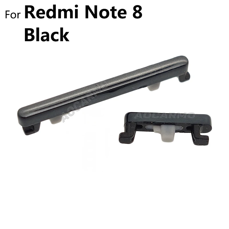 Aocarmo For Xiaomi Redmi Note 8 / Pro 8Pro Power On Off Button Volume Up And Down Switch Key