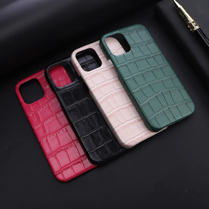 Black Crocodile Texture Leather Phone Cover For iphone15 14 14ProMax 14Plus 13Promax 13 12 11 Luxury Shockproof Back Case Coque