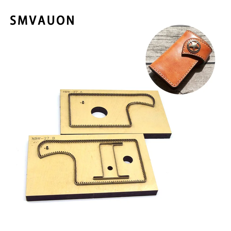 

Leather Cutter Mold Punch Tool Laser Mold Suitable for Common Cutting Die Machines, Wooden Dies Cut Key Case Pendant