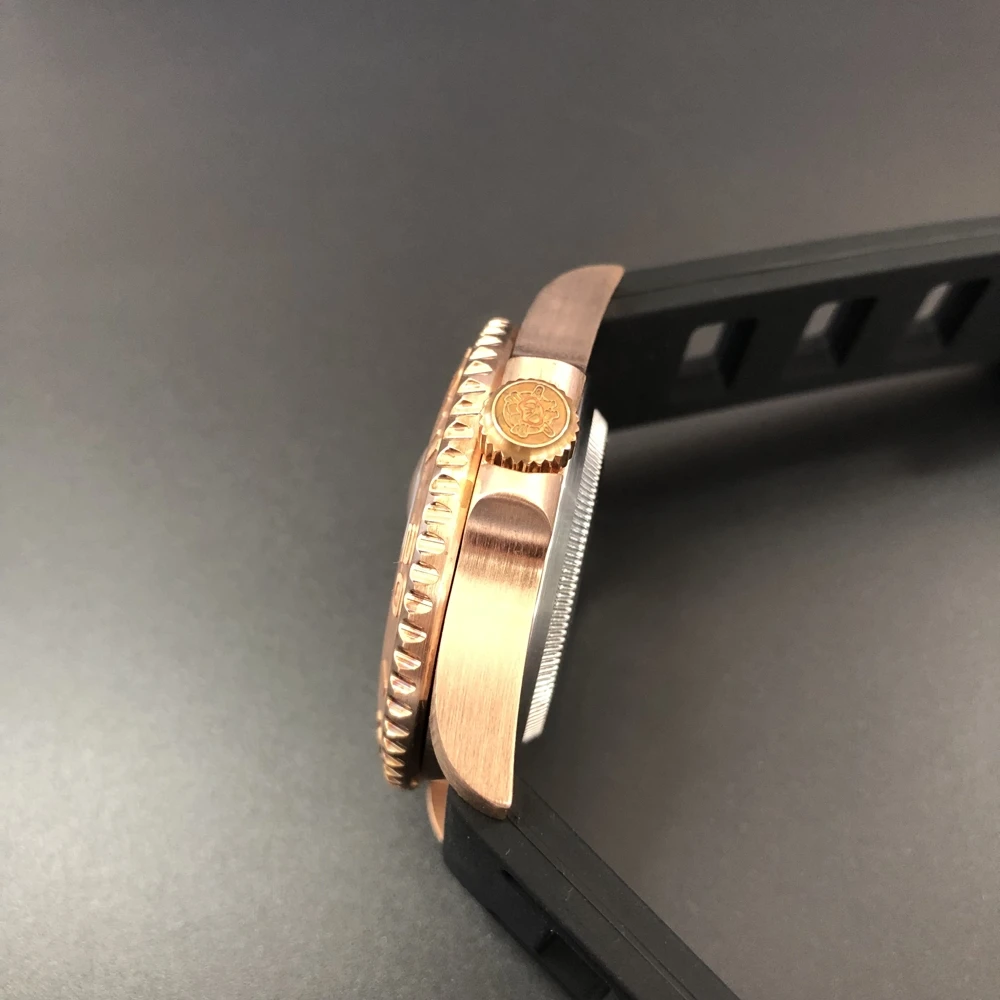 STEELDIVE men dive wrist watch,mens automatic watches bronze men's wristwatch 200m waterproof sport Switzerland luminous clock