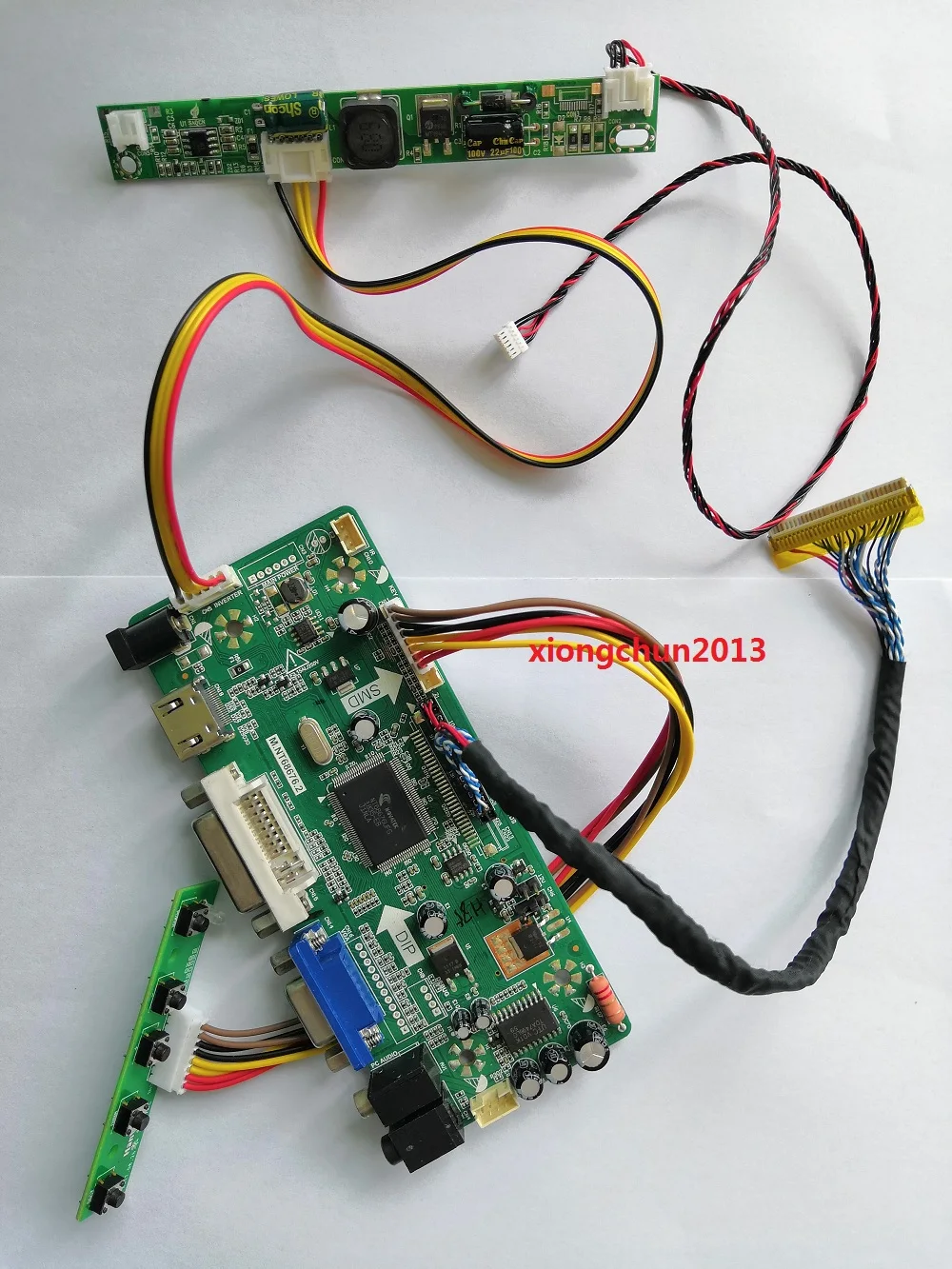 

Kit for LM240WU8-SLA2/SLA1/SLA3/SLD1/SLD2/SLD4/SLE1 1920×1200 24" VGA HDMI-compatible Controller board DVI Panel LED LCD LVDS