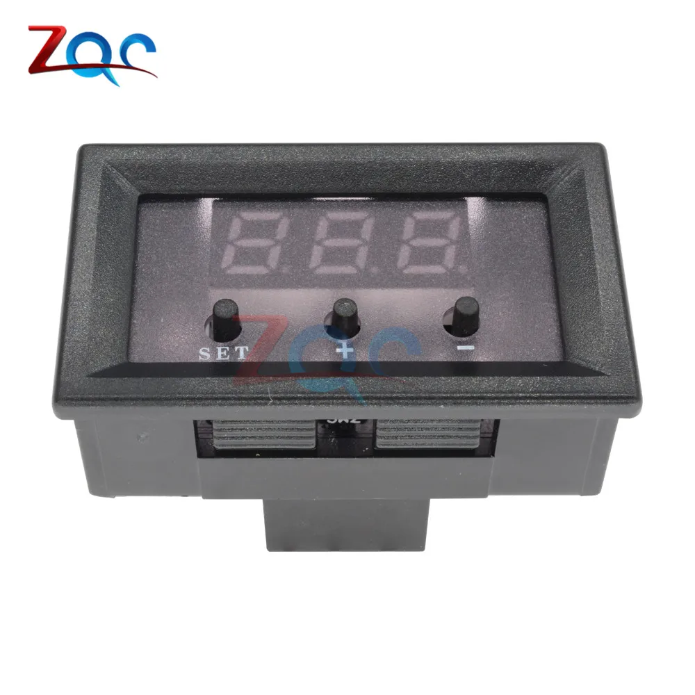 W1209 LED Digital Temperature Controller Thermometer Thermoregulator NTC Thermostat Sensor Probe with Case DC 12V for Incubator