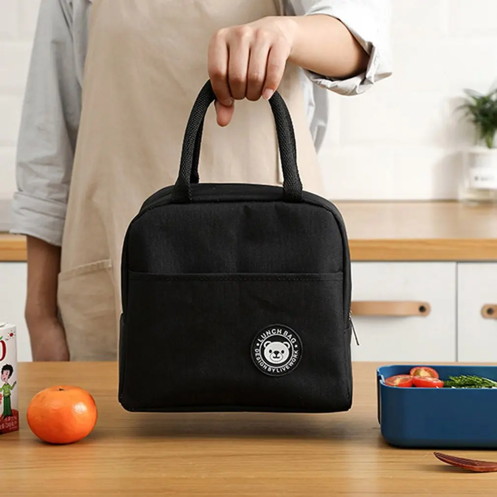 Portátil almoço saco térmico isolado lancheira tote escritório cooler bento bolsa almoço recipiente sacos de armazenamento de alimentos bolsa 2021 novo