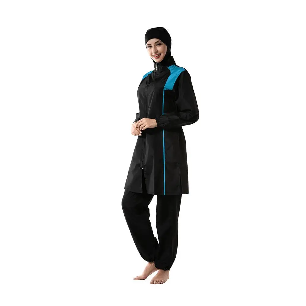 Full Cocer Women Islamic Muslim Burkini Hijab Costume Modest Swimwear Beachwear Swimming Bathing Suit Swmisuit Arab Conservative