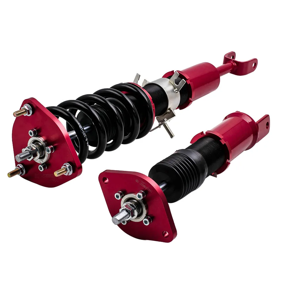 Coilovers Suspension Kits Shocks for Nissan Infiniti G35 350 Z Roadster Z33 2003-2007 Red