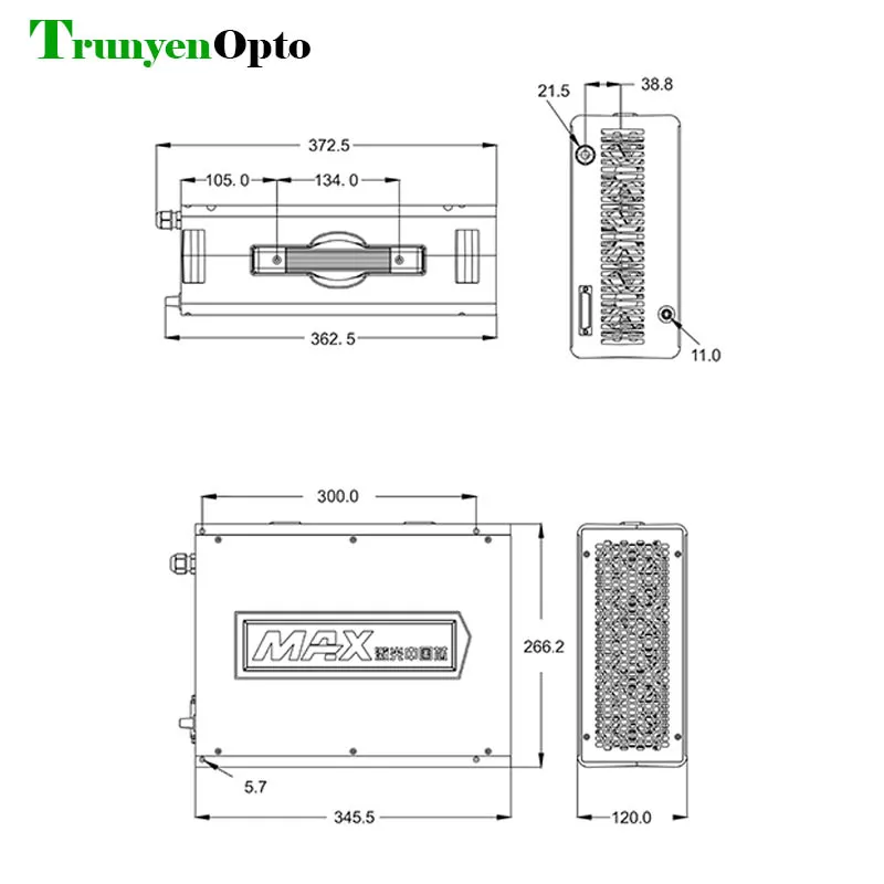 Originale MAX MFP laser a fibra 20L 20W 30L 30W 50W 100W usato in marcatura laser maching prezzo basso
