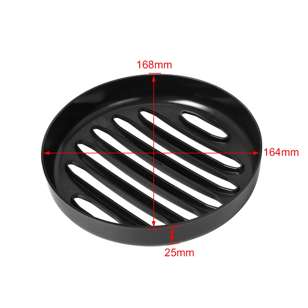 واقي شبكة المصابيح الأمامية للدراجات النارية ، غطاء المصباح الأمامي ، شواية مقطوعة ضحلة ، سوداء ، حمراء ، متمردة CMX