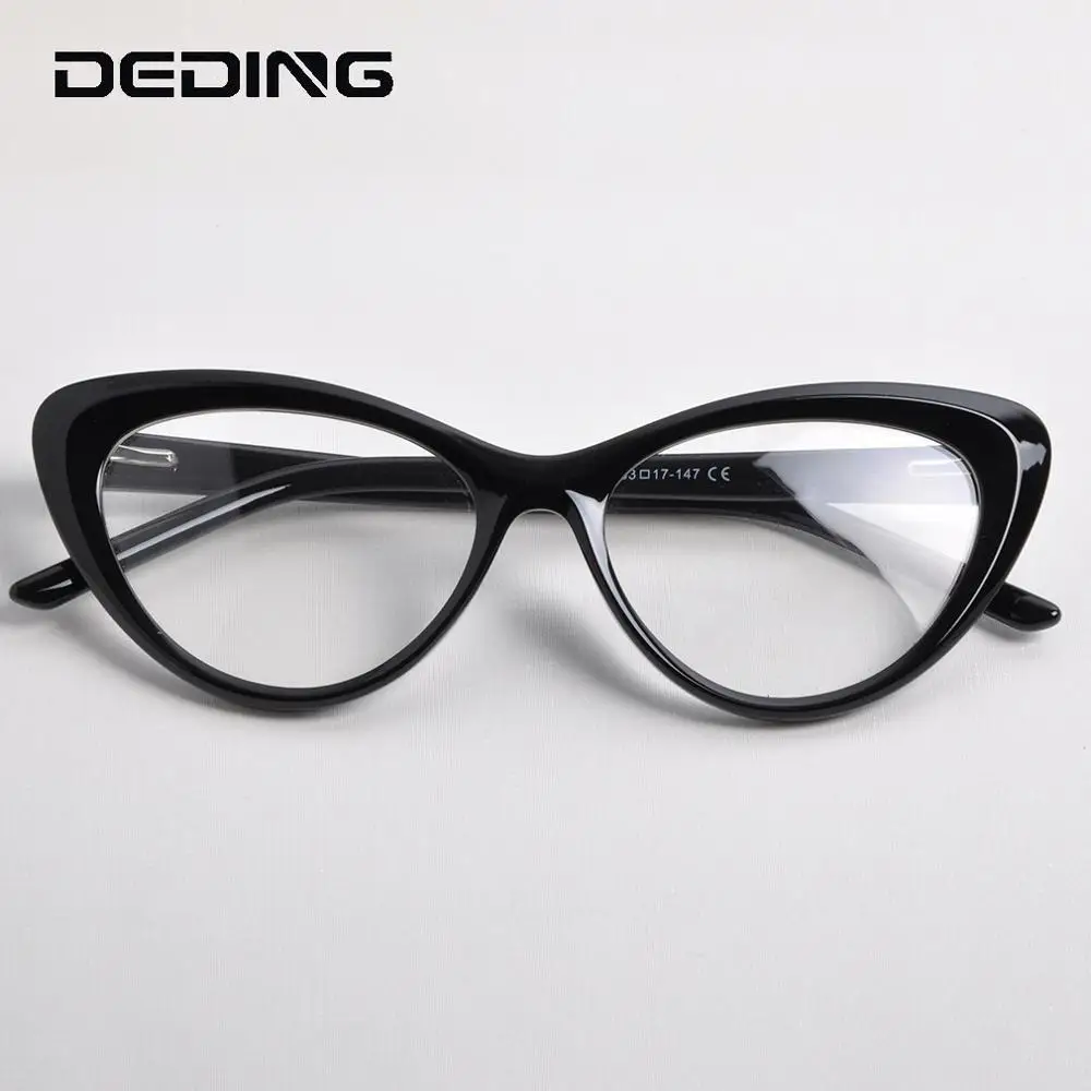 Cat Eye TR90 Women Glasses Frame Multiclolor Prescription Eyeglasses Frames with Spring Hinge Women Clear Lens Eyewear DD1610