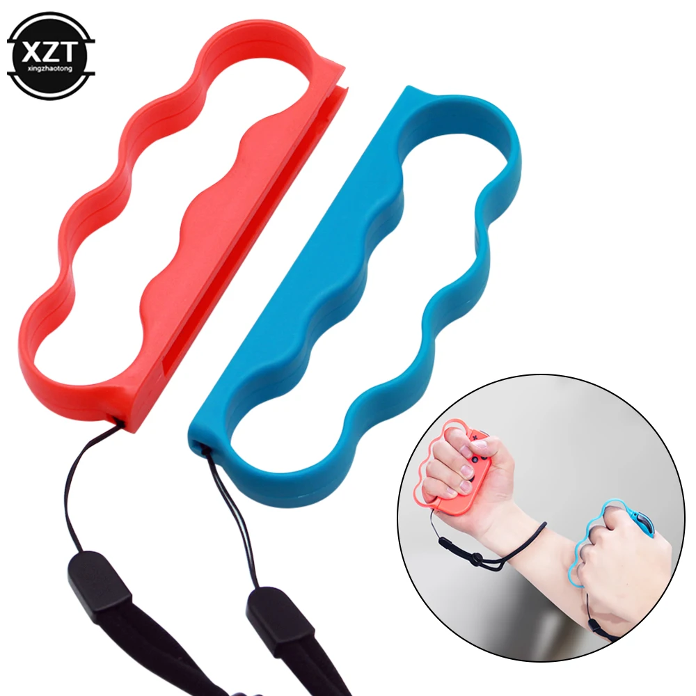 1 زوج ل نينتندو سويتش اكسسوارات تحكم اليد قبضة الرقص أحزمة معصم إصبع المشبك للتبديل اللياقة البدنية الملاكمة ألعاب