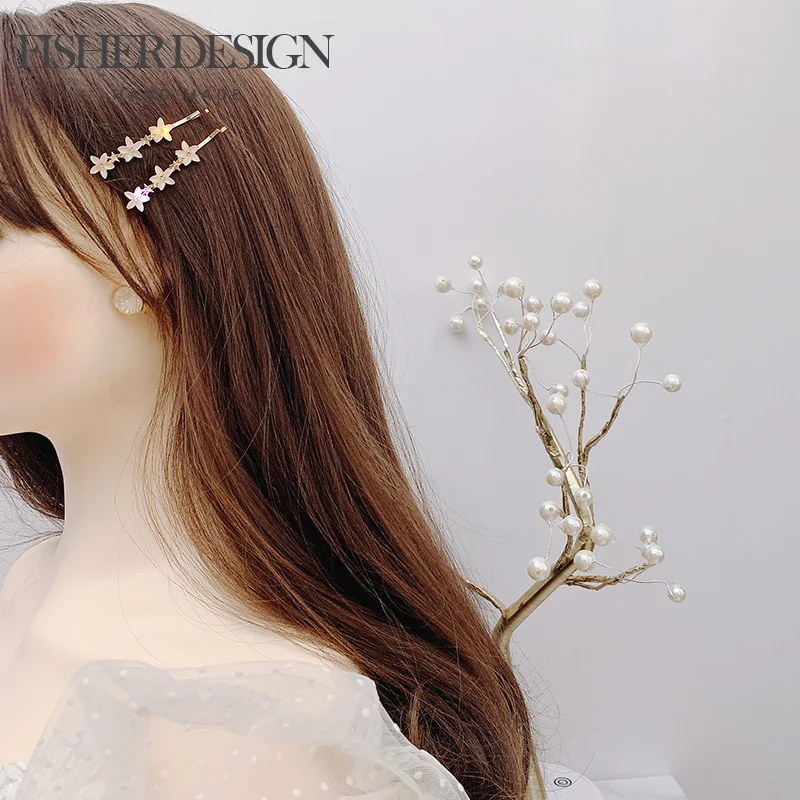 1 Pair Exquisite Elegant Rhinestone Hairpins Gifts Women Girls Hair Clips Pins Barrettes Accessories Hairclip Hairgrip Headdress