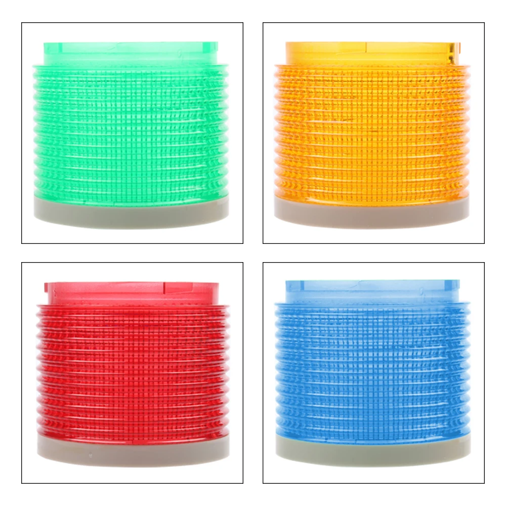 Lumière rotative à piles 180 LED, clignotant stable, alarme, voyant d'avertissement industriel pour machine CNC 12V 24V AC 110V 220V