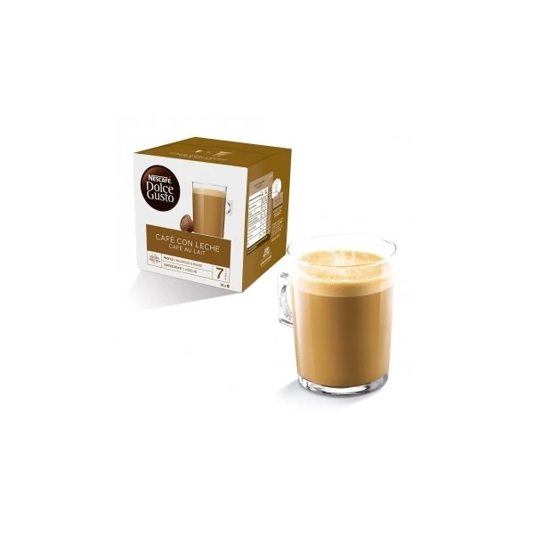 DOLCE GUSTO Capsulas CAFE CON LECHE pack 3x16 - 48 capsulas