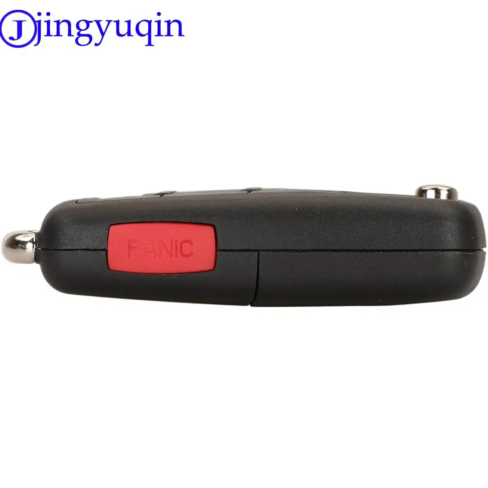 jingyuqin 2/3/4/5 Buttons Car Key Case Shell For VW/VOLKSWAGEN Caddy Eos Golf Jetta Beetle Polo Up Tiguan Touran Folding Fild