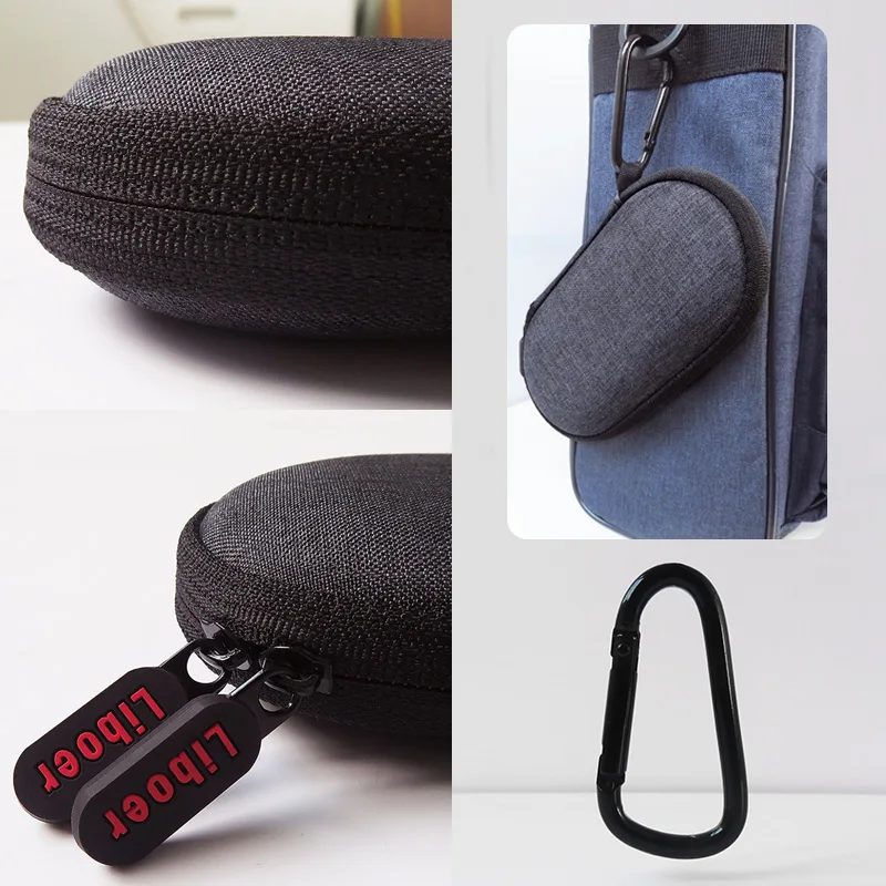 Liboer earphone Case for Beats X Hard Carrying Mini Bluetooth Sports Shockproof Storage Pouch headset bag for Phone and Cable