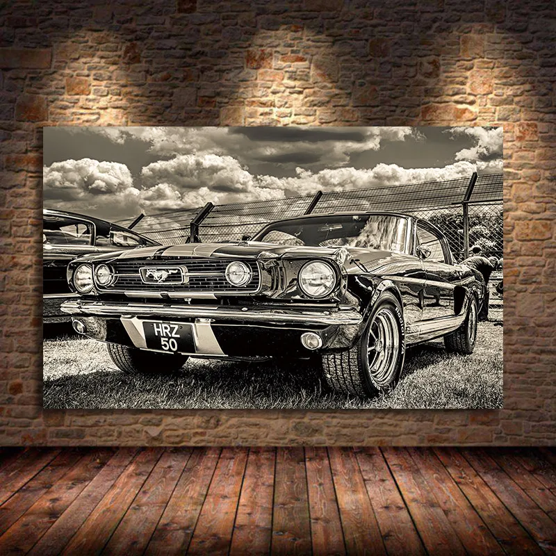 Picture Ford 5D DIY Diamond Embroidery Home Decor Painting Full Square/Round Drill Mustang Car Cross Stitch Wall Art Hobby Gift