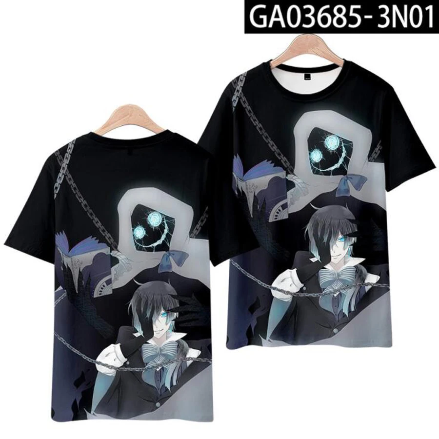 Anime Vanitas 3D T 셔츠 여성 남성 여름 짧은 소매 재미 있은 tshirt의 사례 연구 Vanitas No Karte Graphic Tees Cosplay