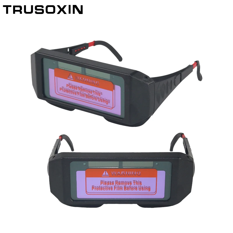 Gafas de soldadura con oscurecimiento automático Solar, Máscara de Soldadura con filtro de ojos, casco de soldadura de Color verdadero, lentes de