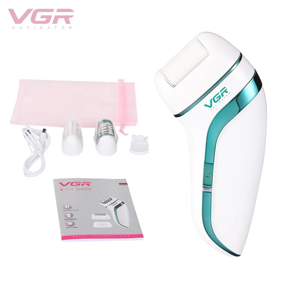 3 in 1 Rechargeable Epilator For Women Facial Hair Remover Female Epilator Face Depilation Leg Body Shaver Callus Remover