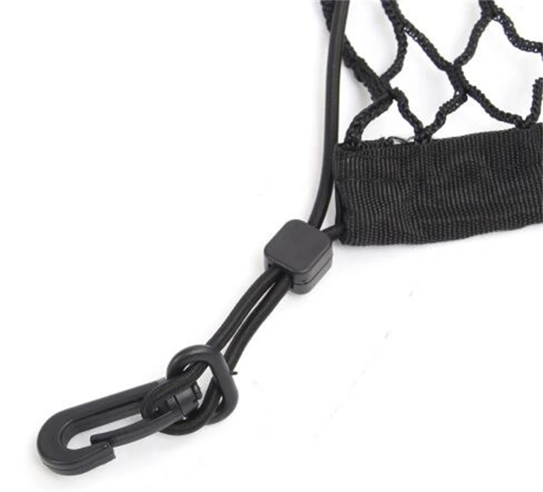 

100 см x 70 см черная нейлоновая сетка для багажника автомобиля, органайзер для хранения багажа, сумка, задняя сетка с 4 крючками