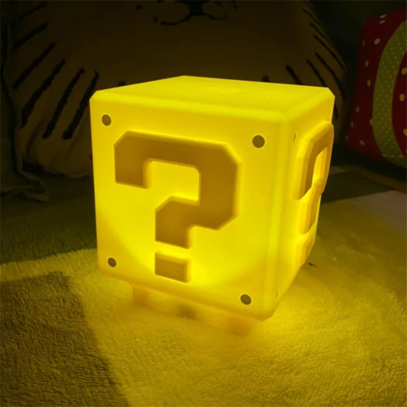 

YSL Gamer Decoration Lamp LED Night Light Children's Bedroom Bedside Home USB Super Game Question Mark Anime Desktop Table Lamps