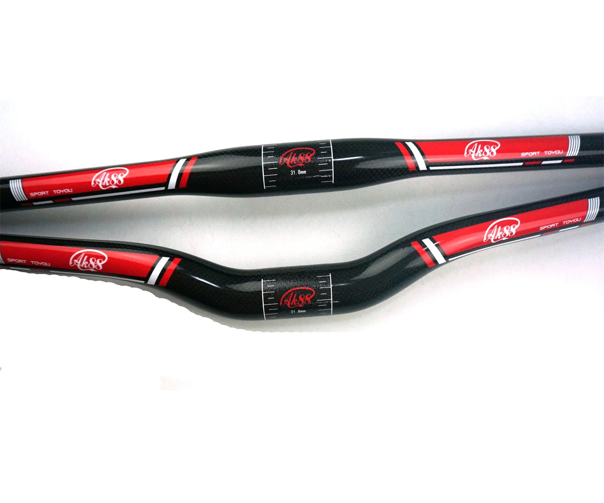 New AK88 Full carbon fiber bike parts handlebar straight to and yan put