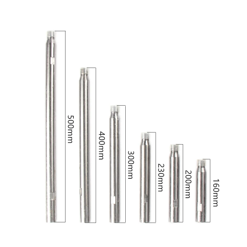 1PC Diamond Core Bit Extension For M22 Thread Extension Rod For Diamond Drill (Length 160mm, 200mm, 230mm, 300mm, 400mm,500mm)