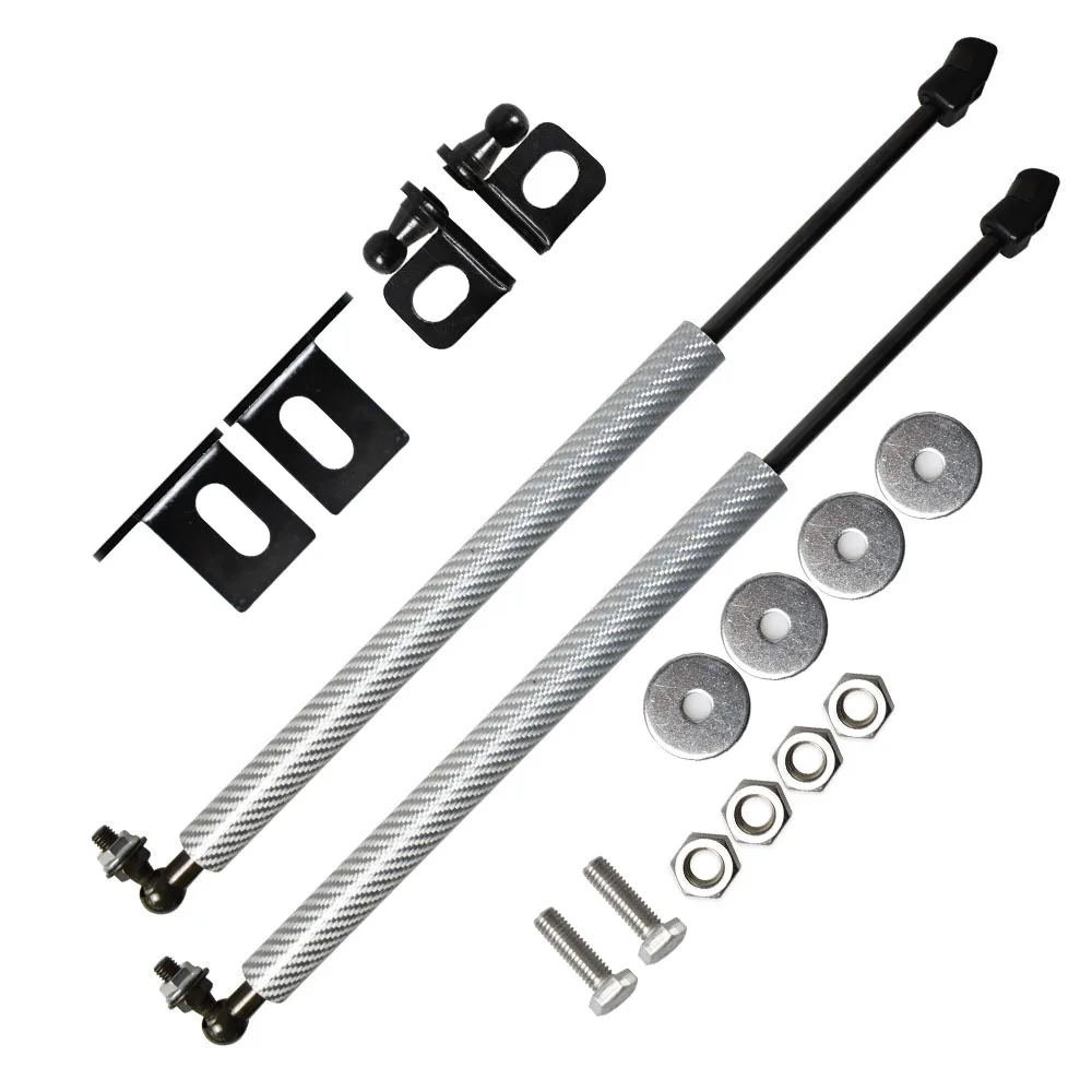 For TOYOTA Sienna XL30 2011-2019 Front Hood Bonnet carbon fiber Gas Struts Shock Damper Lift Supports Car-Styling Absorber