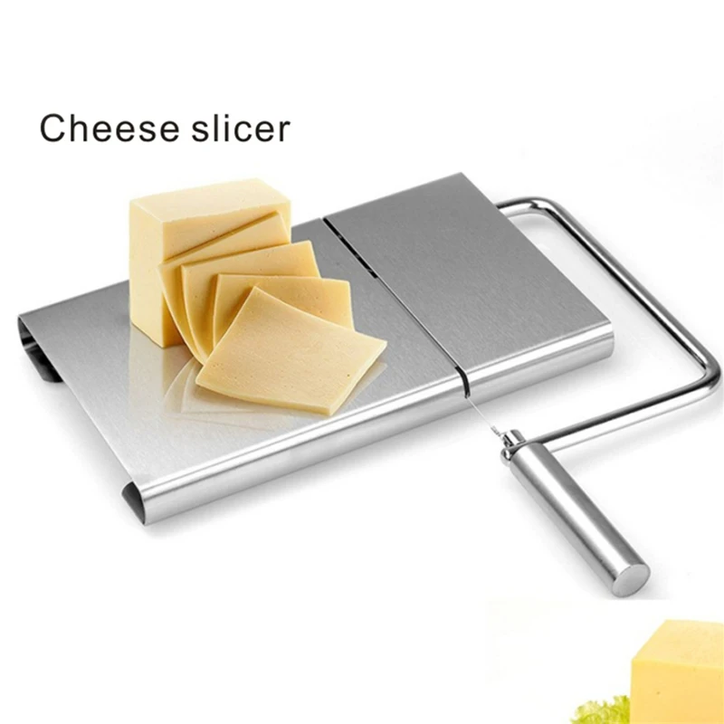 

1Pcs Cheese Slicer Stainless Steel Replacement Cutting Wire Chocolate Butter Cutting Knife Dessert Tool Kitchen Grater Reusable