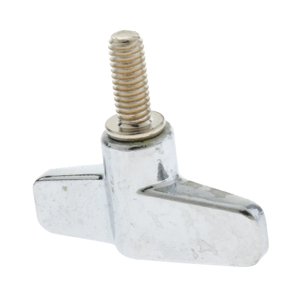Zinc Alloy Drum Stand Wingnut Drum Cymbal Stand Wing Nut Screw Diameter 6mm Replacement Parts for Drum Percussion