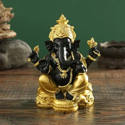 Lord Ganesha Figurine Buddha Hindu Statue Porch Office Table Feng Shui Decors