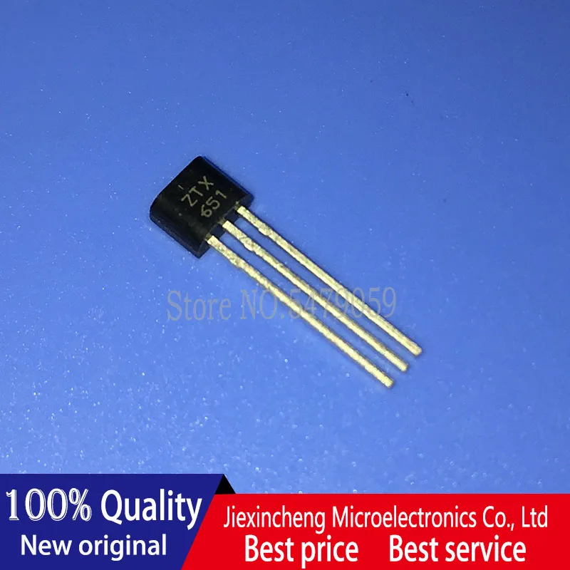 10 Miếng ZTX651 651 ZTX453 453 TO-92S Xuyên Mới Ban Đầu