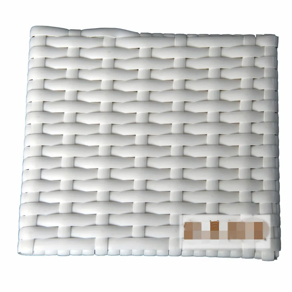 500G White Color Flat Synthetic Rattan Weaving Material Plastic Rattan For Knit And Repair Chair Table Swing Basket Etc