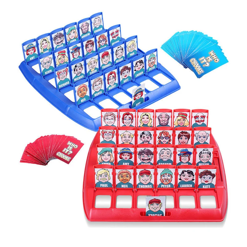 Guess Character Toy Children Puzzle Logical Reasoning Game Board Battle Game Parent-child Desktop Toy  Who Is It Game Toy